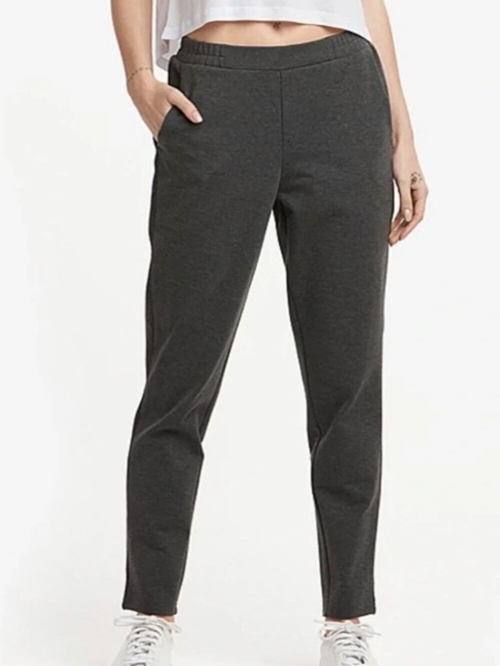 Dark Gray Heather Massi pocket sweatpants by Lole
